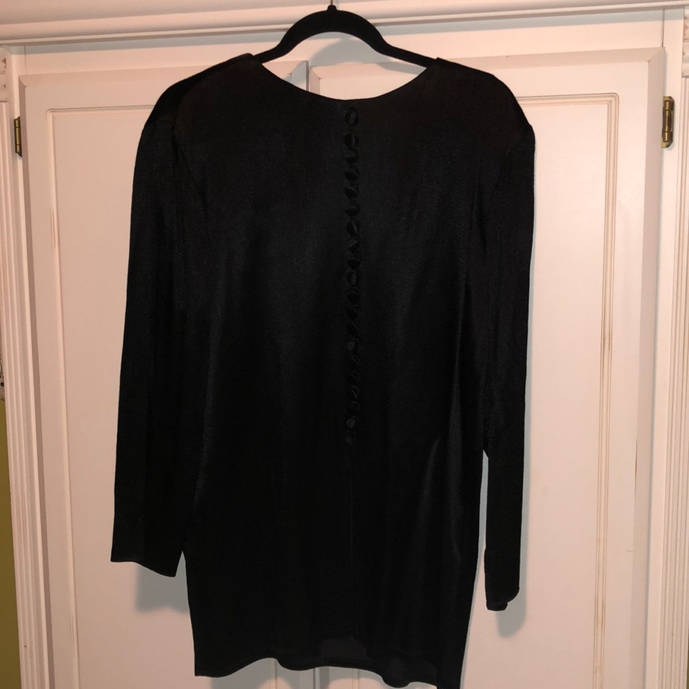 JBS ltd silk black blouse